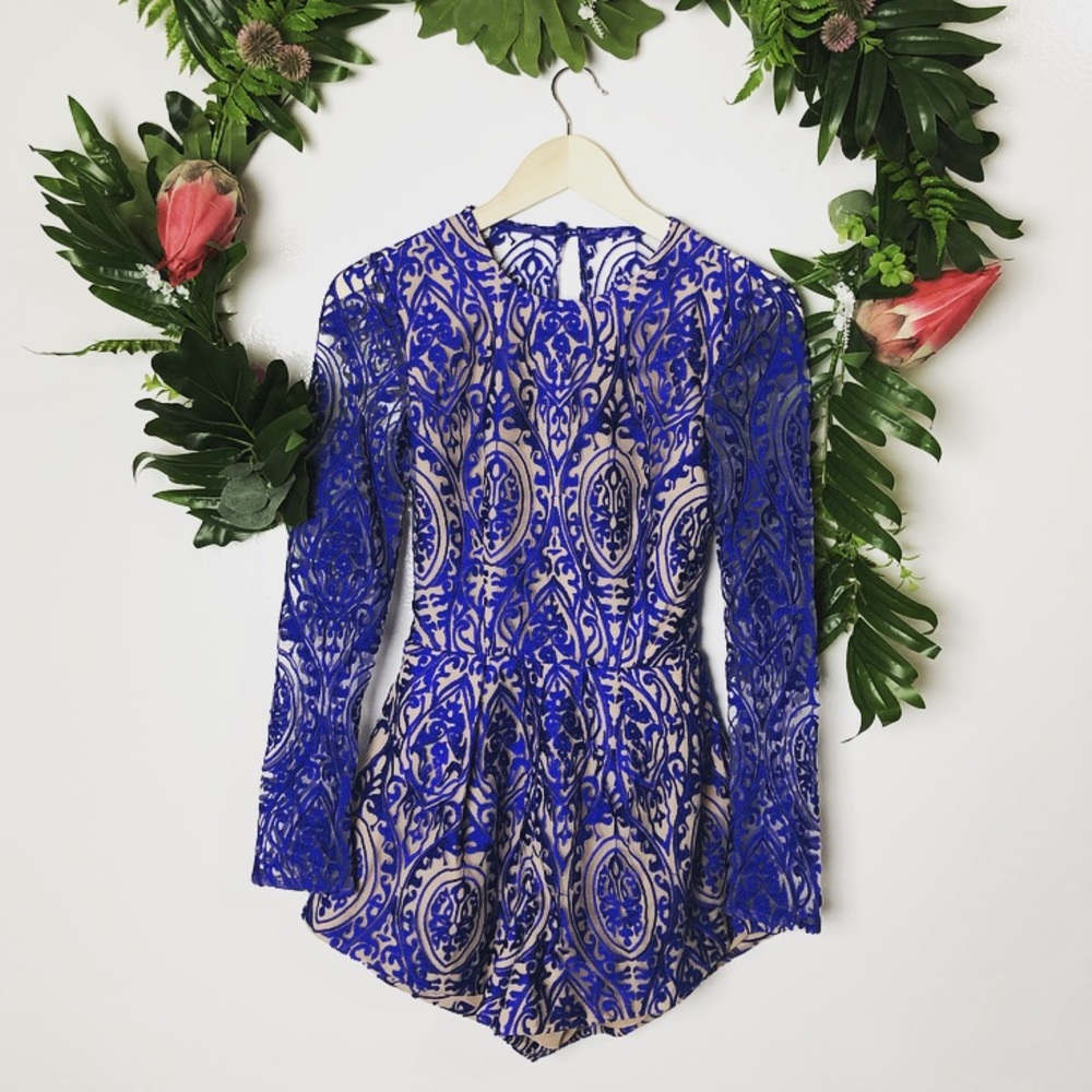 the jetset diaries $248 Sunset Romper in Majorelle - Picture 2 of 6